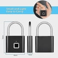 thumbnail image 4 of Home Finrprint Safe Pad Door Keyless Usb Recharable Zinc Alloy, 4 of 5