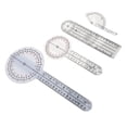 thumbnail image 1 of Goniometer Angle Protractor,  Measurement 4pcs Goniometer Set Portable Clear Scale  for Clinic for Family, 1 of 8