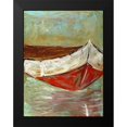 thumbnail image 2 of Hebert, Deann 12x14 Black Modern Framed Museum Art Print Titled - Canoe I, 2 of 5