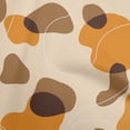 thumbnail image 1 of oneOone Silk Tabby Orange Fabric Abstract Organic Shape Sewing Craft Projects Fabric Prints By Yard 42 Inch Wide, 1 of 4