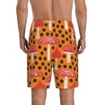thumbnail image 3 of Gaeub Forest Mushrooms Printed Men's Short Pajama Pants, Lightweight Lounge & Sleep Bottoms Keep You Cool - 4X-Large, 3 of 9