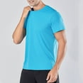thumbnail image 6 of Lmnyox Sport T Shirts Men's Short Sleeve Crew Neck Quick Dry Athletic Tee Lightweight Stretchy Running Tops, 6 of 7