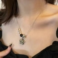 thumbnail image 2 of 2 Pcs Y2K Punk Necklace Set - Star & Spiral Necklaces for Women - Gothic & Grunge Fashion Jewelry, 2 of 8