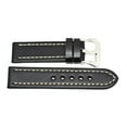 thumbnail image 2 of 26MM BLACK THICK LEATHER WATCH BAND STRAP FIT INVICTA, 2 of 2