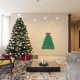 thumbnail image 3 of 1pc tela Árbol de Navidad Ornamento Colgantes Colgantes de la Navidad Decoraciones, 3 of 6