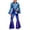 Halloween Costumes Blue, variant on HOWPAY Halloween Costumes for Men Disco One Piece Jumpsuit Dance Outfit Retro Role Play Fancy Bodysuit For Masquerade Carnival Party Stage Event Halloween Costumes L