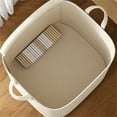 thumbnail image 4 of Clothes Blanket Storage Bags,Large Capacity Storage Bag,Closet Organizers and Storage,Clothes Storage Bins with Lids,Foldable Storage Containers with Reinforced Handles for Clothing,Blanket,Bedding, 4 of 7