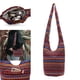 thumbnail image 4 of Lino Hobo Sling Bolsos Monederos Messenger Crossbody Bandolera Bohemio Macrame Bag Zip Hippie Tote Moda para Keys Festival Card Beach Yoga , Vino tinto Vino rojo Sunnimix Hobo bolsillo bandolera, 4 of 8