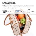 thumbnail image 6 of Flyingstar Insulated Lunch Bag, Reusable Tote Bag for Women & Men & Kids, Fashionable Large Cooler Lunch Bag for Working/School/Picnic, 6 of 8