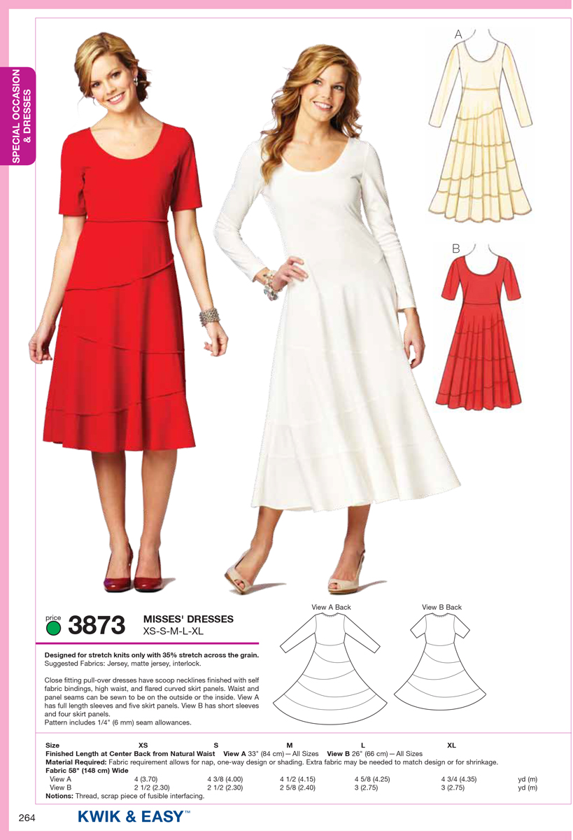 DressesXSSMLXL *SEWING PATTERN* Walmart Canada
