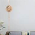 thumbnail image 4 of SEWCHICS Wall Mounted Woven Hat Holder Beige Cotton Rope Hat Display Rack for Space Saving, 4 of 8