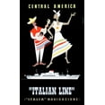 thumbnail image 2 of Sassi, Alda 10x14 Gold Ornate Wood Framed with Double Matting Museum Art Print Titled - “Italian Line” / Central America, 2 of 4