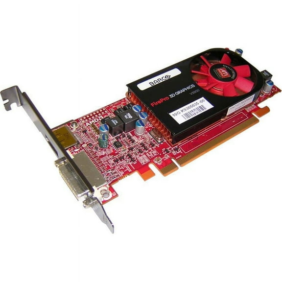 Barco ATI FirePro Graphic Card, 512 MB DDR3 SDRAM, Low-profile