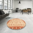 thumbnail image 3 of Ahgly Company Indoor Rectangle Abstract Bright Orange Abstract Area Rugs, 4' x 6', 3 of 6