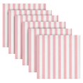 thumbnail image 6 of Iauyy Satin Napkins Set of 4- Pink-white Stripes DIY Printing Decoration Cloth Napkin- Easy Care for Home/Party, 6 of 8