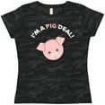 thumbnail image 3 of Inktastic I'm a Pig Deal cute pig pun Women's T-Shirt, 3 of 5