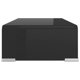 thumbnail image 4 of Mueble TV VidaXL Glass Cristal negro templado 40x100x40 cm, 4 of 7