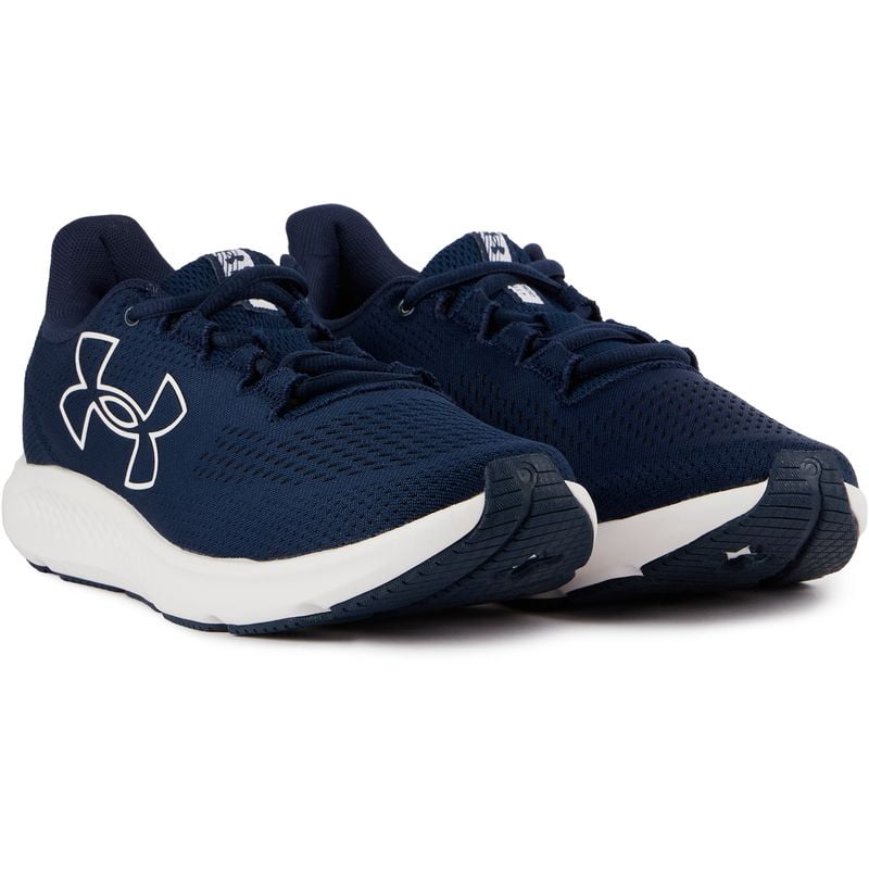 Under Armour Charged Pursuit 3 Blue Yellow SZ 10 UA Charged Pursuit 3 Big Logo Boys main image 4