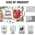 thumbnail image 2 of Christmas Placemats Set of 4,Have a Sweet Christmas Placemats Dining Table Mat Set,12x18 Washable Stain Resistant Wipeable Cloth Placemat for Kitchen Buffet Parties, 2 of 7