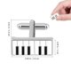 thumbnail image 2 of unbranded 1Par Cufflinks De Aleación Con Piano Para Formal, 2 of 8