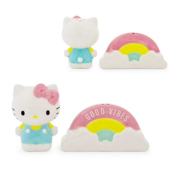 Set de saleros y pimenteros Silver Buffalo Hello Kitty