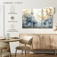 thumbnail image 4 of Elephant Stock Speckled Blue Forest Ii Wall Art - Horizontal Multi Panel Canvas - Living Room Wall Decor - Nature Multi Panel - Yellow And Brown Decor - 33" x 20", 4 of 4