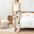thumbnail image 5 of Pajama Pants Women, Hot Coffee Print Sweatpants Soft Sleep Lounge Pants, Casual PJ Bottoms Pants with Pockets, 5 of 5