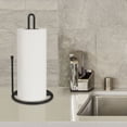 thumbnail image 4 of Stainless Steel Wire paper towel Holder-Easy One-Handed Tear Kitchen Dispenser with Weighted Base for Standard Paper Towel Rolls, ORB finish, 4 of 4