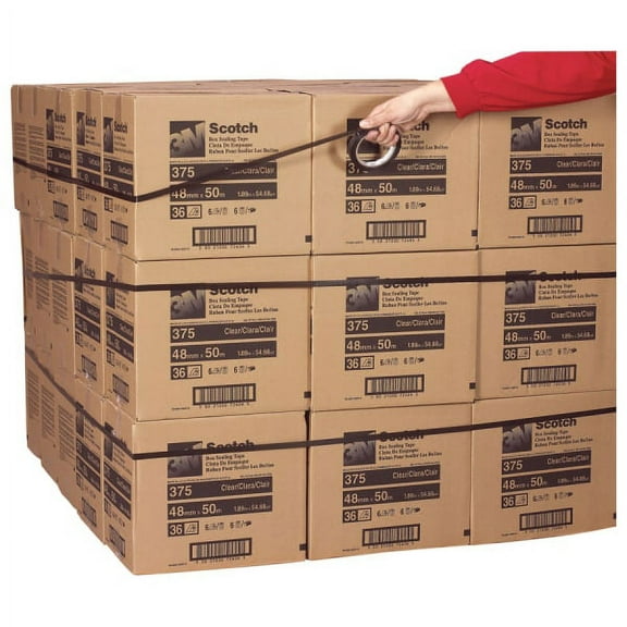 3M® 8898 Tensilized Poly Strapping Tape, 1" x 60 Yd., Blue, Case Of 36