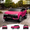 thumbnail image 2 of Voltz Toys Ride-on Car for Kids, 24V Chevrolet Blazer Truck for Kids 3-8 Years, Battery Powered Electric Car for Kids with Remote Control, Open Doors, LED Lights and Music for Boys Girls (Pink), 2 of 5