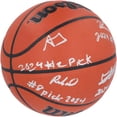 thumbnail image 2 of 2024 NBA Draft Picks Autographed Wilson Official Game Basketball Featuring Alexandre Sarr, Ron Holland, Rob Dillingham, and Isaiah Collier with Multiple Inscriptions - Limited Edition of 12 - Fanatics, 2 of 4