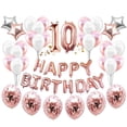 thumbnail image 3 of Happy Birthday Number Star Balloons Confettis Set Home Restaurant Party Decor, 3 of 6
