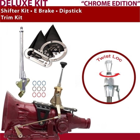 American Shifter 45RFE Shifter Kit 6 in. E Brake Trim Kit Dipstick for D397D