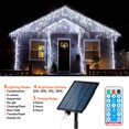 thumbnail image 3 of Luces solares navideñas KiflyTooin, 320 LED, 9 m, 60 gotas, color blanco, 3 of 7