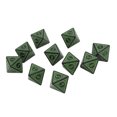 thumbnail image 1 of 10pcs Polyhedral Dice Set Fine Engraving Portable Playing Game Dice for Role Play Party Board Game 8 Sided, 1 of 8