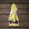 thumbnail image 4 of Carolines Treasures BB7176KTWL Mulberries on Basketweave Kitchen Towel 15 X 28" multicolor, 4 of 4