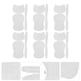 thumbnail image 3 of Weiweiguan 6pcs Bag DIY Plastic Sheets Embroidery Knitting Bag Handbag Grid Plates, 3 of 7