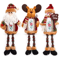 thumbnail image 1 of Muñeco Peluche  Labg Navideña Reno Papa Noel Muñeco Nieve 3 Pzs Multicolor, 1 of 4