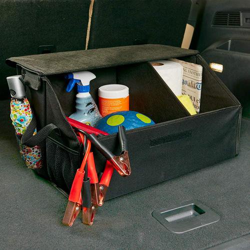 Trunk Organizer with Cover ( Solid Black )