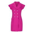 thumbnail image 5 of IROINNID Women's Sleeveless Bodycon Dress V-Neck Casual Sexy Dresses Summer Zipper Mini Dress Strapless Solid Color Dress, 5 of 5