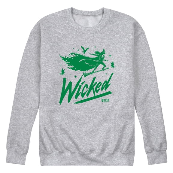 Wicked - Sketch Elphaba - Men's Crew Fleece Sweatshirt