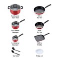 thumbnail image 2 of T-Fal B062SC64 Ensemble d'Ustensiles de Cuisine avec Couvercle; Rouge - 12 Pièces, 2 of 2