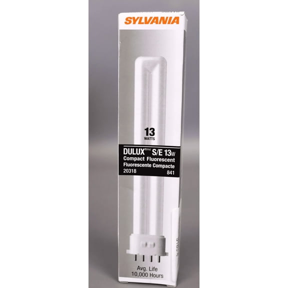 Satco Lighting S6419 13 Watt T4 Cfl Single Compact Fluorescent Bulb (2Gx7) -