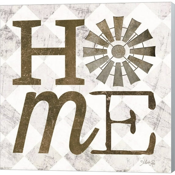 Great Art Now Home with Windmill III by Marla Rae, Canvas Wall Art, 12W x 12H