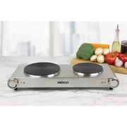 Nesco Double Hot Plate with Die Cast Burner DB-02