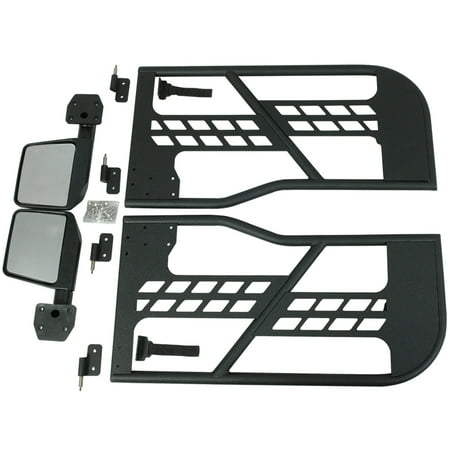 Paramount Automotive 51-0385 Tubular Safari Doors Fits 07-18 Wrangler (JK) Fits select: 2013 JEEP WRANGLER, 2008 JEEP WRANGLER UNLIMITED