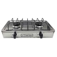 thumbnail image 1 of Parrilla Estufa De Acero Inoxidable Con 2 Quemadores Gas LP Para Sobreponer Lion Tools  0429, 1 of 5