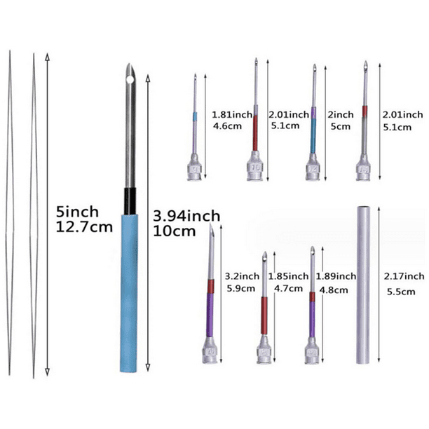 Acheter Poinçon Aiguille Stylo à Broder Réglable Tapis Fil Poinçon Aiguille Enfileur Poinçon Pour Broderie Point De Croix Outil Débutant