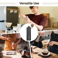 thumbnail image 5 of Manual Coffee Grinder, Hand Coffee Grinder with 6-Pointed Steel Core, Adjustable Grind Size, Ergonomic Handle, Portable Burr Coffee Grinder for Home, Travel, Office, Camping, 5 of 5