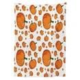 thumbnail image 3 of Ambesonne Harvest Tablecloth Rectangular Table Cover, Halloween Plump Pumpkin, 60"x90", Orange Green White, 3 of 4
